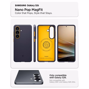 Spigen Nano Pop Mag MagSafe maciņš priekš Samsung Galaxy S26 zils