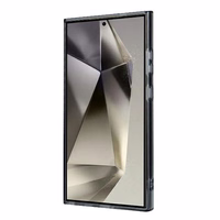 Audi IML Ģeometriskā raksta viedtālruņa apvalks S24 Ultra S928 pelēks/pelēks cietais apvalks AU-IMLS24U-A6/D3-GY