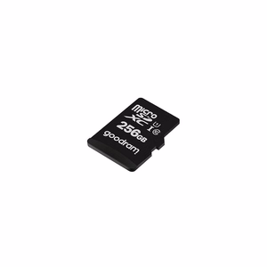 GOODRAM atmiņas karte microSD 256GB 100MB/s 10 klase UHS I ar adapteri SD
