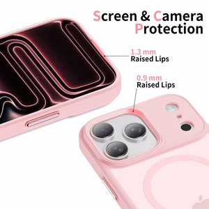 Tech-Protect MagMat MagSafe Чехол для iPhone 17 Pro - розовый