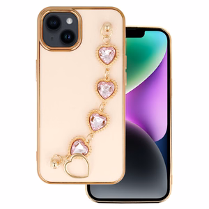 Moderns viedtālruņa apvalks Iphone 14 Plus dizains 2 gaiši rozā