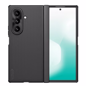 Nillkin Super Frosted Shield Fold Magnētiskais viedtālruņa apvalks priekš Samsung Galaxy Z Fold 7, saderīgs ar MagSafe - melns
