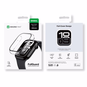 AmazingThing Radix Glass Case for Apple Watch 42mm - Clear