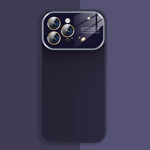 Mīksts silikona objektīva apvalks Iphone 14 Pro violeta