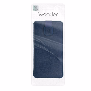 WONDER Deko viedtālruņa apvalks (izmērs XL) Iphone 15/15 Pro/Iphone 16/16 Pro/Samsung S24/S24 Plus/S25/S25 Plus/A53/A55 5G tumši zils