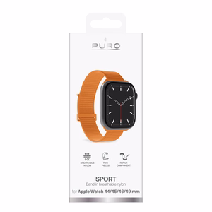 Puro sporta siksniņa Apple Watch 44/45/46/49 mm - Oranžā krāsā