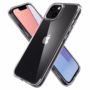 Spigen Ultra Hybrid viedtālruņa apvalks iPhone 13 mini - caurspīdīgs