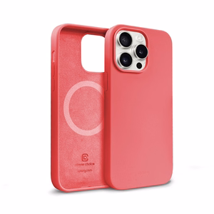 Crong Color Cover Magnetic MagSafe vāciņš ierīcei iPhone 15 Pro Max, rozā