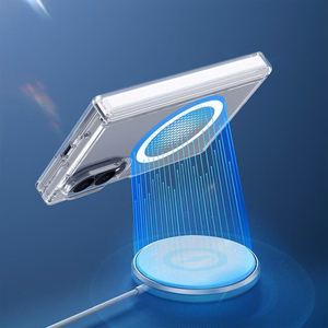 Ar MagSafe saderīgs DUX DUCIS CLIN MAG maciņš SAMSUNG Z Fold 8 Wide, caurspīdīgs