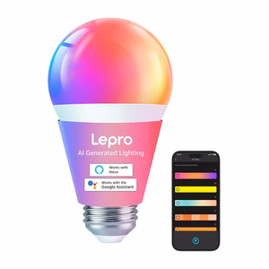 LEPRO B1 E27 LED spuldze ar Bluetooth un Wi-Fi, 806 lm