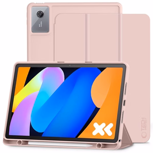 Tech-Protect SmartCase Pen maciņš ar irbuļa turētāju Lenovo Idea Tab / K11 Gen. 2 11.0 TB-336 – rozā