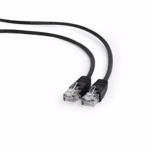 Gembird CAT5E UTP tīkla kabelis 0.25m melns