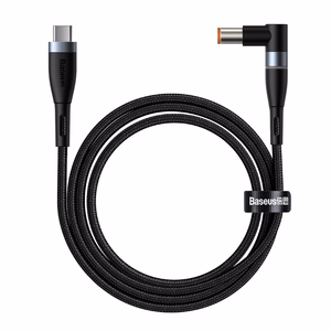 Кабель Baseus Zinc Magnetic - Type C на DC Lenovo 7,9x5,5mm - 100W 2 метра (CATXC-Y01) чёрный