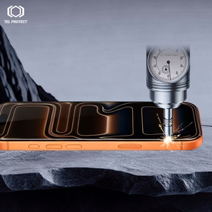 Tel Protect Dust-Free Easy Fit HD Titan rūdīts stikls priekš Iphone 17 Pro melns