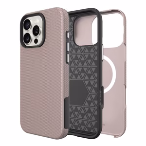 Perfectionists Triangle Mag Case iPhone 15 Pro Max rose gold