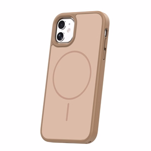 Чехол Frame Thin Mag для iPhone 11 коричневый