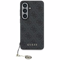 Guess maciņš 4G Classic Logo Charm MagSafe for Samsung Galaxy S26 melns