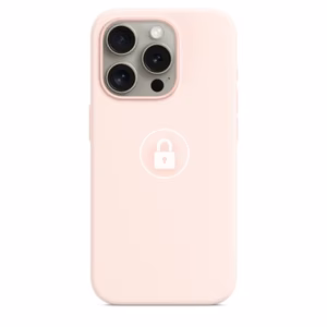Telefona maciņš "Silicone Case v2" iPhone 15 Pro Max / Light Pink / iepakojumā