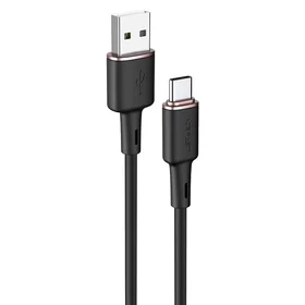 Acefast USB kabelis - USB Type C 1.2m, 3A melns (C2-04 melns)