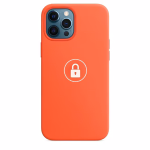 Phone Maciņš "Silicone Maciņš v2" priekš iPhone 12 Pro Max / Electric Oranžs / in package