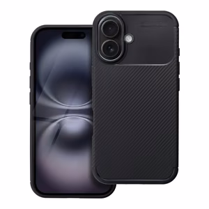 Case for iPhone 16 Carbon Premium black