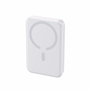 Magnētiskais portatīvais lādētājs Joyroom JR-W020 20W 10000mAh MagSafe + USB-C uz USB-C kabelis 0,25m (balts)