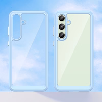 Kosmosa viedtālruņa apvalks ar gēla rāmi Samsung Galaxy S24 FE - zils