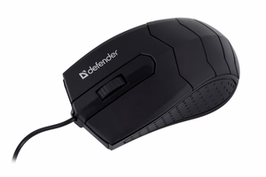 DEFENDER HIT MB-530 melna optiskā pele 1000dpi 3P