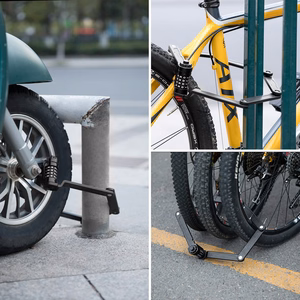 Rockbros LFCXR0085 saliekama velosipēda slēdzene ar kodu – melna