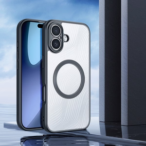 Dux Ducis Aimo Mag viedtālruņa apvalks ar magnētisko gredzenu priekš iPhone 17 - melns