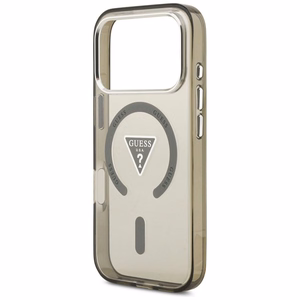 GUESS viedtālruņa apvalks IPHONE 17 Pro ar MagSafe saderīgs (IML gradienta ar trijstūra logotipu) - khaki