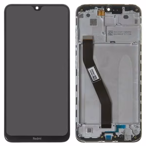 LCD ekrāns Xiaomi Redmi 8/8A ar skārienjutīgo ekrānu un rāmi melns oriģināls (servisa iepakojums)
