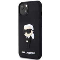 KARL LAGERFELD KLHCP14S3DRKINK IPHONE 14/15/13 6.1 "MELNS / MELNS HARDCASE RUBBER IKONIK 3D