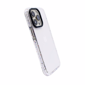 Puro RE-COVER IPC1467RECOVERWHI vāciņš ierīcei Apple iPhone 14 Plus, caurspīdīgs ar daudzkrāsainiem punktiņiem