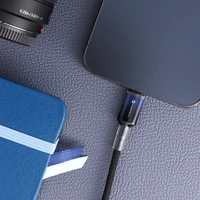 FORCELL F-ENERGY C353 kabelis USB A uz Lightning 2,4A 12W Gradient 1 m melns