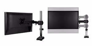 ARCTIC Z1 Monitor Arm 38"/34" ar USB Sadalītājs, Desk Mount
