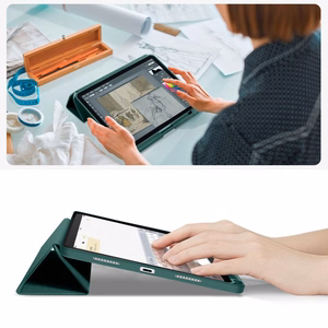 Tech-Protect SC Pen Canvas viedtālruņa apvalks iPad 10.9” 10 / 2022 / 11” 11 / 2025 - zaļš