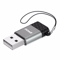 BWOO adapteris USB-C - USB pelēks OTG BZ-38