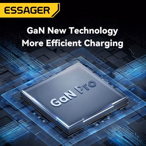 Lādētājs Essager GaN Extreme melns 120W (3xPD / QC3.0)