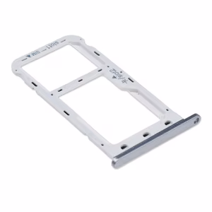 SIM card holder Huawei P9 Lite Mini/Y6 Pro 2017 sudrabs original (service pack)