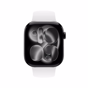 Crong Liquid Apple Watch siksniņa, 44/45/46/49 mm, balta
