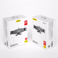 Dudao gravitācijas viedtālruņa turētājs automašīnā, melns (F11Pro)