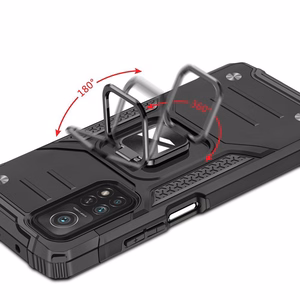 Wozinsky Ring Armor apvalks ar statīvu izturīgs robusts vāks Samsung Galaxy A72 4G rozā