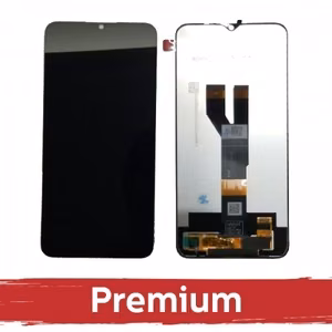 LCD displejs saderīgs ar Realme C11 / C21 / C20 (4G) melns OEM