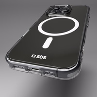 SBS Extreme Mag D3O Magnētiskais Apvalks iPhone 16 Pro Max - Caurspīdīgs