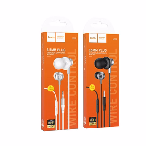 Vadu austiņas ar mikrofonu, Jack 3,5 mm, Hoco M119, sudraba krāsā