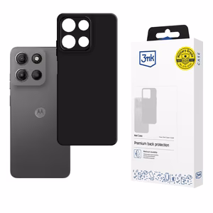 Чехол 3mk Matt Case для Motorola Moto G15 / G15 Power - матовый чёрный