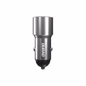 Dudao automašīnas lādētājs USB / USB Type C Power Delivery Quick Charge 22.5 W - pelēks (R4PQ)