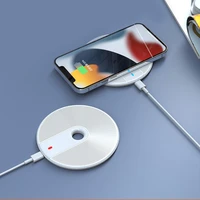 Bezvadu indukcijas lādētājs QI universāls ātrā uzlāde - FC06 15W balts (min.2A)