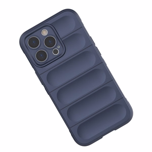 Magic Shield viedtālruņa apvalks iPhone 13 Pro elastīgs bruņu gaiši zilas krāsas vāks